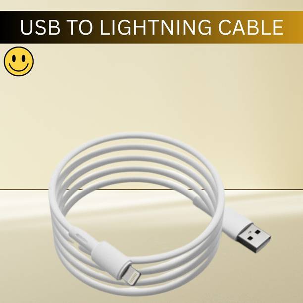 SACRO Lightning Cable 1 m USB A to Lightning Cable Fast Charger Compatible for iphone 11/12/13/14 proQ352