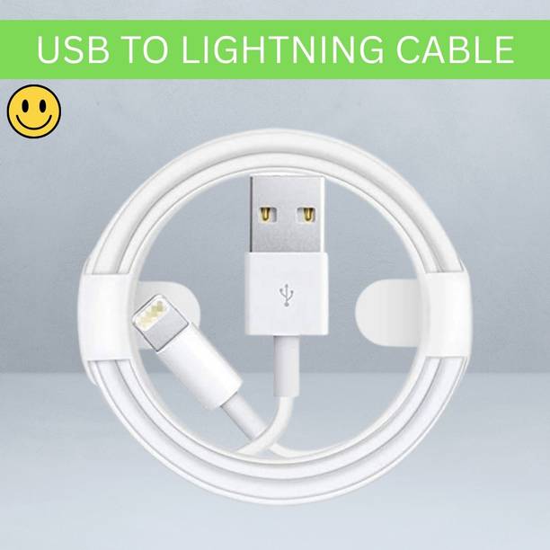 SACRO Lightning Cable 1 m USB A to Lightning Cable Fast Charger Compatible for iphone 11/12/13/14 proQ245