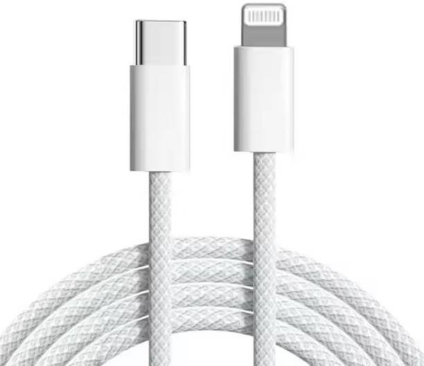 EYNK Lightning Cable 3 A 1 m USB C to Lightning Cable Braided For Fast Charging
