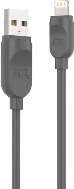 QIBOX Lightning Cable 1 m USB-A to Lightning Fast Charger Cable, Apple iPhone 14 13 12 11 X Xs Pro, Pro Max, Plus, iPad, 1 meter, Black