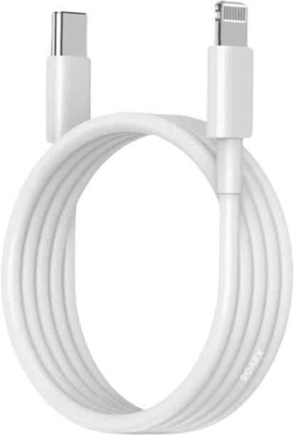 RoarX Lightning Cable 3 A 1 m Type-C to Lightning Cable Ap-ple Certified (Mfi) Sync & Charge Cable