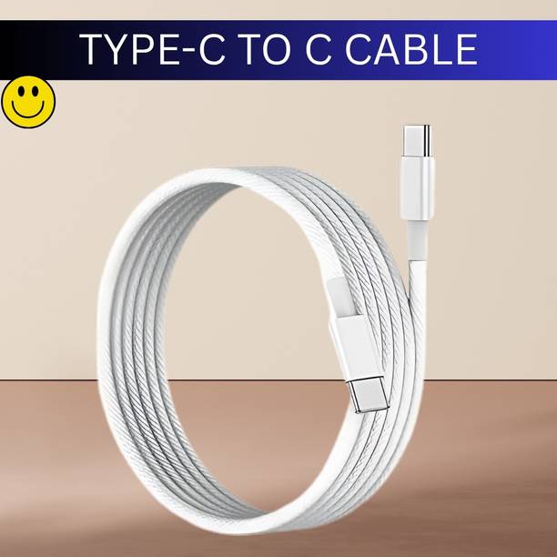 SACRO Lightning Cable 1 m Type C To Type C Charging Cable Compatible With Type C Mobile & Other DiviceT293