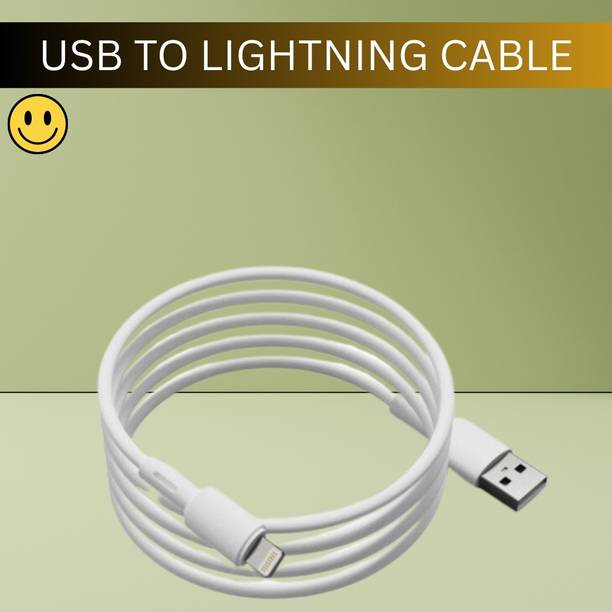 SACRO Lightning Cable 1 m USB A to Lightning Cable Fast Charger Compatible for iphone 11/12/13/14 proQ489