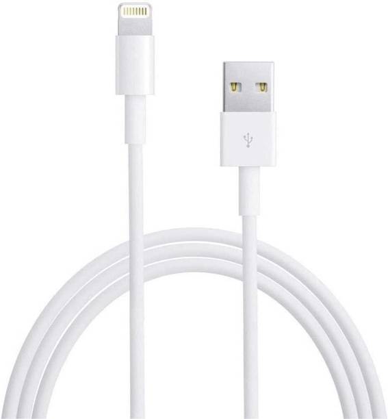 MAK Lightning Cable 2 A 1 m USB to Lightning Cable For Rapid Charging in iOS Devices