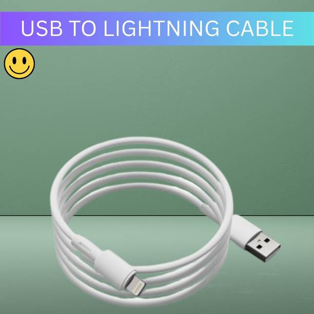 SACRO Lightning Cable 1 m USB A to Lightning Cable Fast Charger Compatible for iphone 11/12/13/14 proQ66