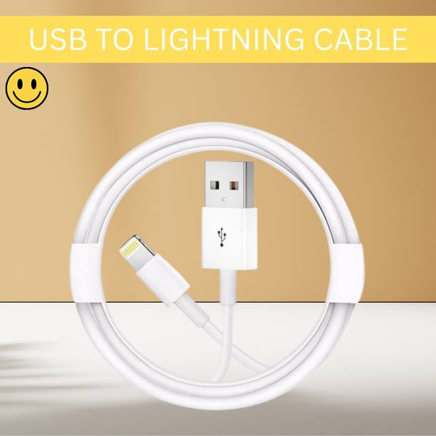 SACRO Lightning Cable 1 m USB A to Lightning Cable Fast Charger Compatible for iphone 11/12/13/14 proQ137