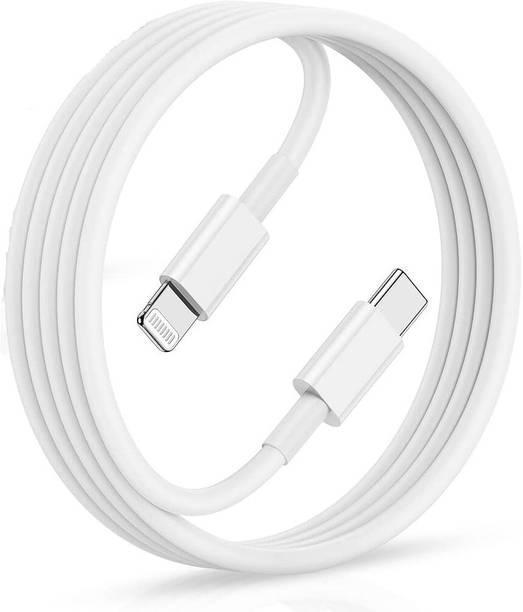 Punnkk Lightning Cable 1 m Lightning Cable 3 A 1 m PVC 20 Watt PD Original Type C to Lightning cable