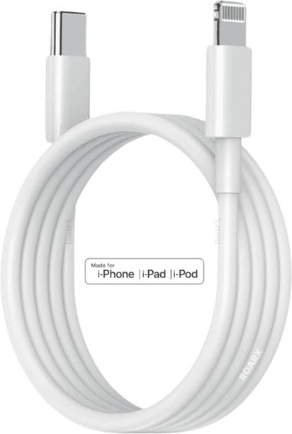 RoarX Lightning Cable 1 m Original quality Fast Charging USB TYPE - C TO LIGHTNING