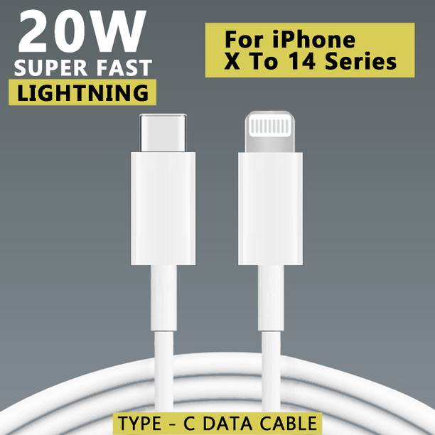 Safa Lightning Cable 3 A 1 m 20W -SuperFast Type-C To Lightning Charging Cable