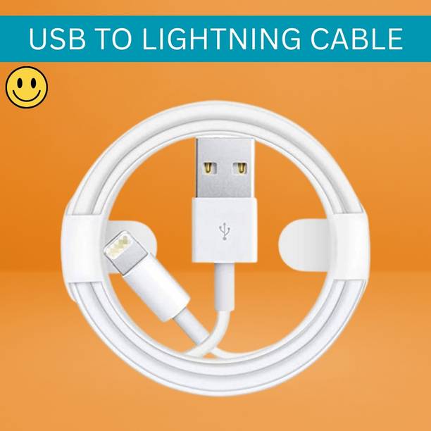 SACRO Lightning Cable 1 m USB A to Lightning Cable Fast Charger Compatible for iphone 11/12/13/14 proQ132