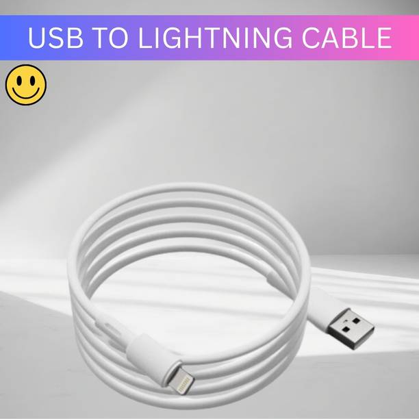SACRO Lightning Cable 1 m USB A to Lightning Cable Fast Charger Compatible for iphone 11/12/13/14 proQ499