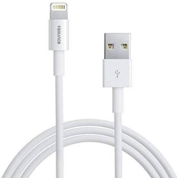 sounce Lightning Cable 1 m Fast Phone Charging Cable & Data Sync USB Cable Compatible for iPhone 13, 12,11, X, 8, 7, 6, 5, iPad Air, Pro, Mini & iOS Devices