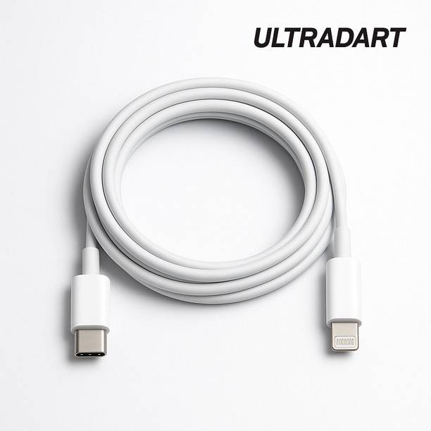 Tuniq Lightning Cable 1 m Aluminium Foil 27W PD Type-C to Lightning Cable | iPhone, iPad, Apple CarPlay Support | 1 m