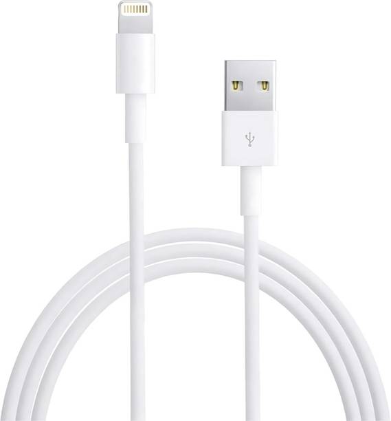 MAK Lightning Cable 2 A 1 m USB to Lightning Cable For Rapid Charging in iOS Devices