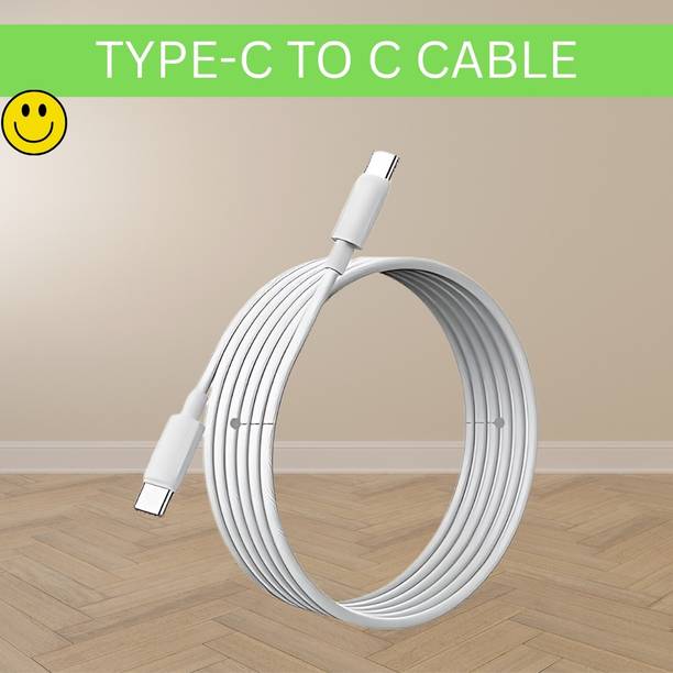 SACRO Lightning Cable 1 m Type C To Type C Charging Cable Compatible With Type C Mobile & Other DiviceT377