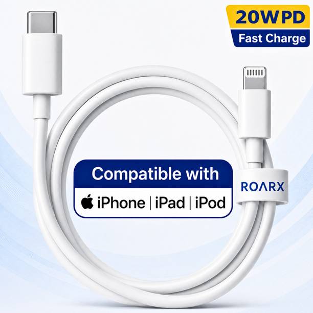 RoarX Lightning Cable 1 m iphone original cable 20 Watt PD Cable for iPhone 11 12 13 14 Pro Pro Max Se SE2 original C to Lightning cable