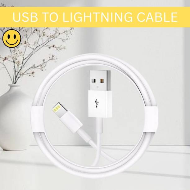 SACRO Lightning Cable 1 m USB A to Lightning Cable Fast Charger Compatible for iphone 11/12/13/14 proQ237