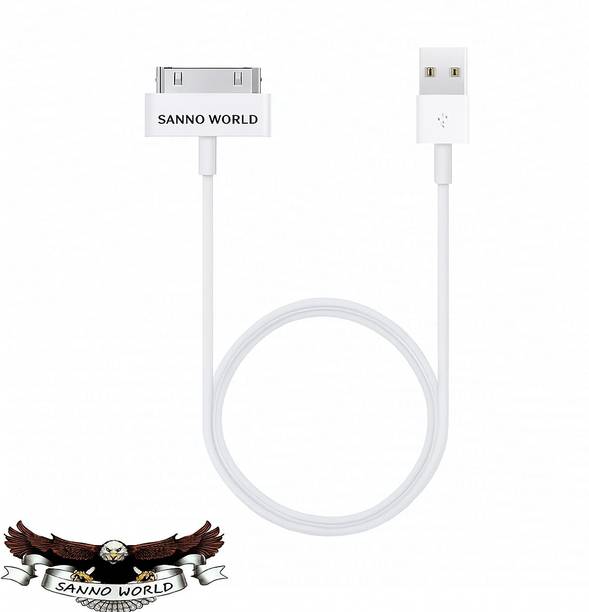 SANNO WORLD Lightning Cable 1.2 m USB Charging and Sync Data Cable for iPhone 4 4S 4G iPod and iPad 3rd Generation