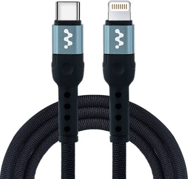 MOZTRON Lightning Cable 5 A 1.1 m Nylon Braided USB-C to Lightning Cable 20W Data Sync Compatibility & Power Delivery (PD) Fast Charging Cable use for iPhone 14, 14 Plus, 14 Pro, 14 Pro Max, iPhone 13 Series, 12 Series & more
