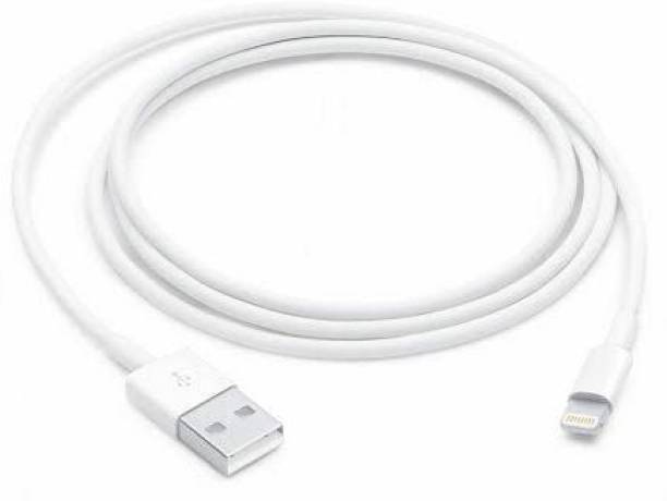 HUTUVI Lightning Cable 1.2 m USB Charging Cable (Compatible with all iphones) (White)