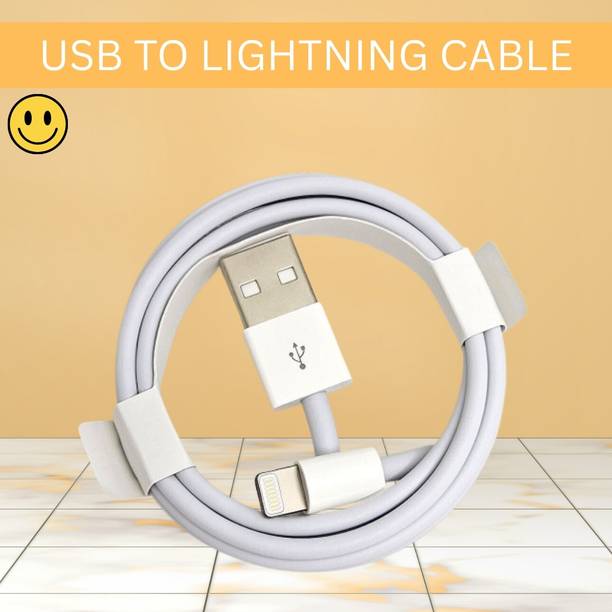 SACRO Lightning Cable 1 m USB A to Lightning Cable Fast Charger Compatible for iphone 11/12/13/14 proQ393