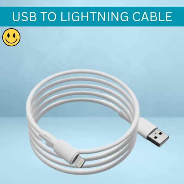 SACRO Lightning Cable 1 m USB A to Lightning Cable Fast Charger Compatible for iphone 11/12/13/14 proQ218