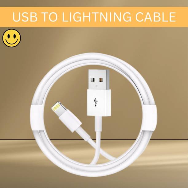 SACRO Lightning Cable 1 m USB A to Lightning Cable Fast Charger Compatible for iphone 11/12/13/14 proQ428