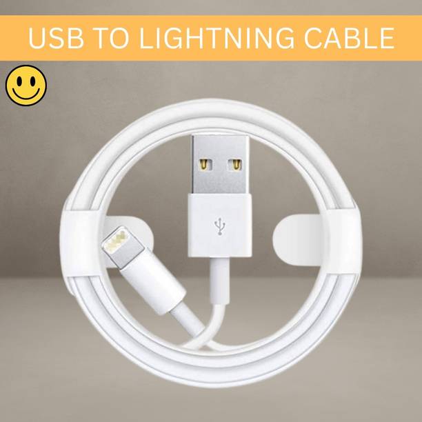 SACRO Lightning Cable 1 m USB A to Lightning Cable Fast Charger Compatible for iphone 11/12/13/14 proQ246