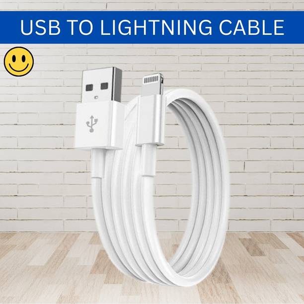 SACRO Lightning Cable 1 m USB A to Lightning Cable Fast Charger Compatible for iphone 11/12/13/14 proQ308