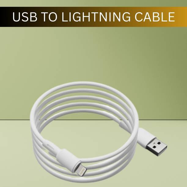 SACRO Lightning Cable 1 m USB A to (Lightning Cable) Fast Charger Compatible for iphone 11/12/13/14proE3