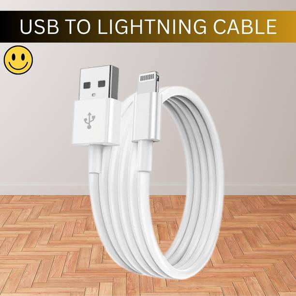 SACRO Lightning Cable 1 m USB A to Lightning Cable Fast Charger Compatible for iphone 11/12/13/14 proQ97