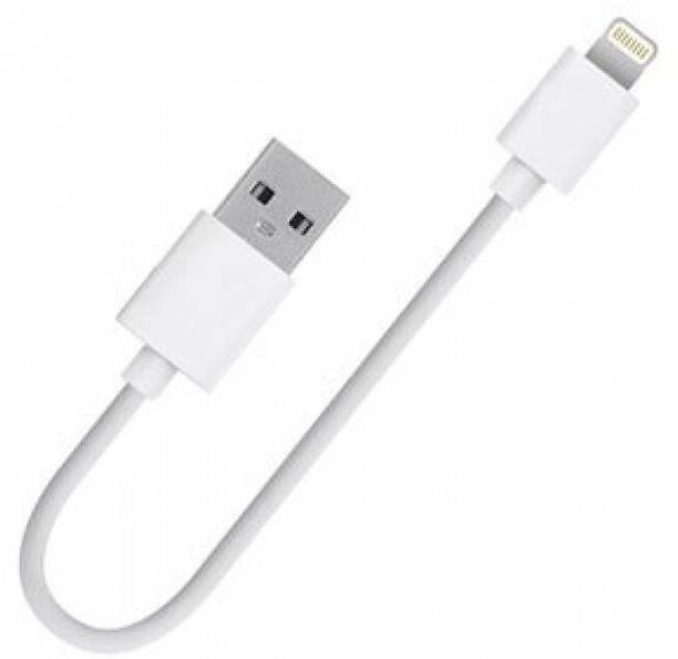 TEQGO Lightning Cable 2 A 0.2 m Short Type LIGHTNING to USB Charging and Data Sync Power Bank Cable