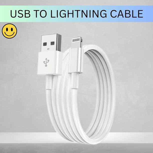 SACRO Lightning Cable 1 m USB A to Lightning Cable Fast Charger Compatible for iphone 11/12/13/14 proQ31