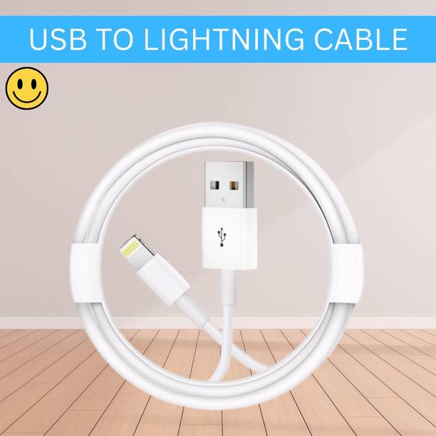 SACRO Lightning Cable 1 m USB A to Lightning Cable Fast Charger Compatible for iphone 11/12/13/14 proQ37