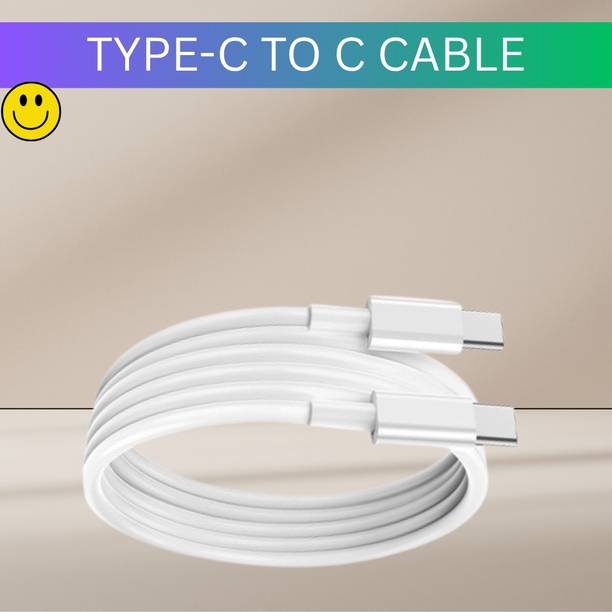SACRO Lightning Cable 1 m Type C To Type C Charging Cable Compatible With Type C Mobile & Other DiviceT266