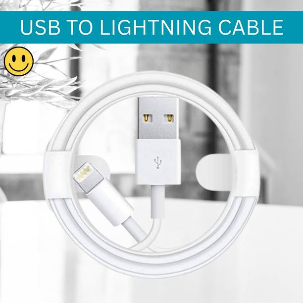 SACRO Lightning Cable 1 m USB A to Lightning Cable Fast Charger Compatible for iphone 11/12/13/14 proQ119