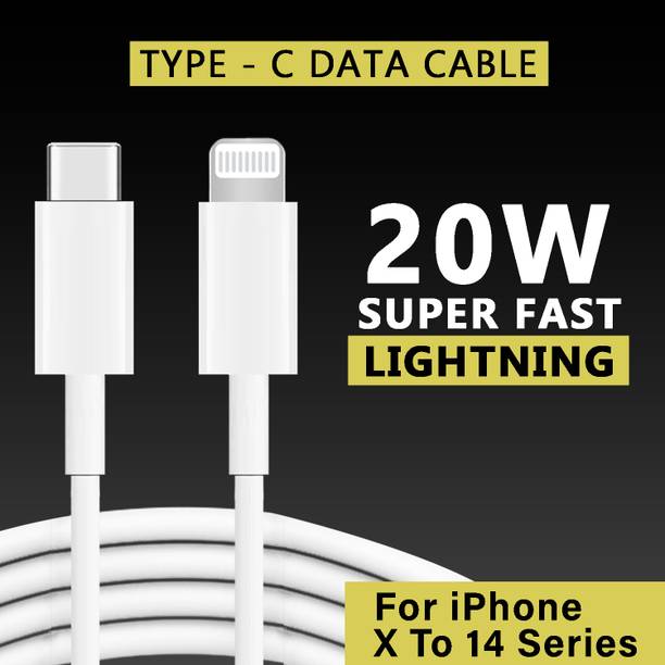 Safa Lightning Cable 3 A 1 m 20W -SuperFast Type-C To Lightning Charging Cable
