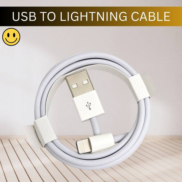 SACRO Lightning Cable 1 m USB A to Lightning Cable Fast Charger Compatible for iphone 11/12/13/14 proQ498