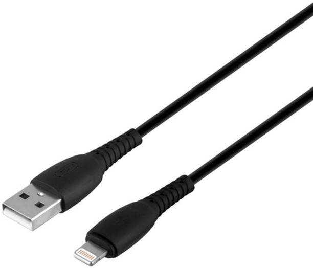XO PROFESIONAL Lightning Cable 1 m XO-NB-P163 BLACK USB Quick Charger Cable 2.4A Max Output 1M Data Transmission