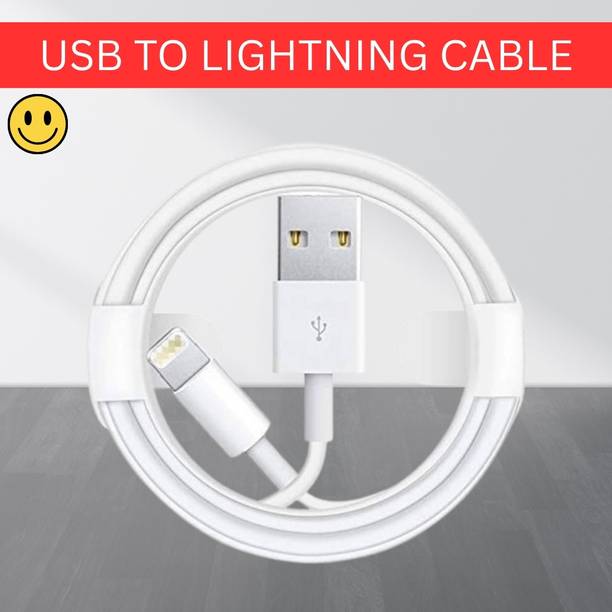 SACRO Lightning Cable 1 m USB A to Lightning Cable Fast Charger Compatible for iphone 11/12/13/14 proQ427