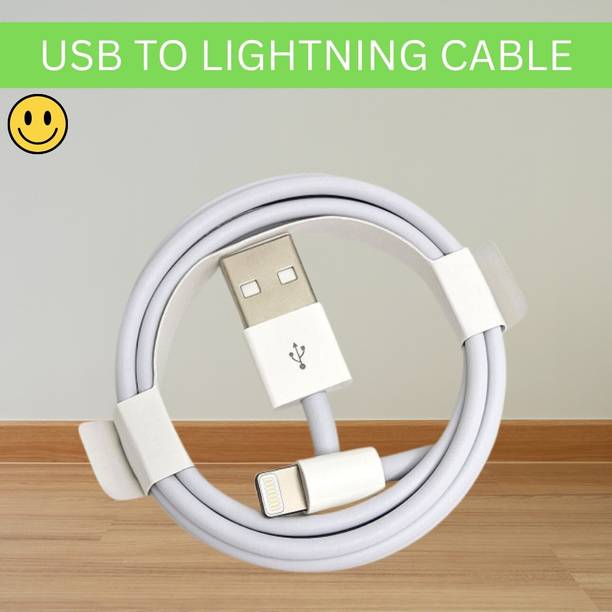 SACRO Lightning Cable 1 m USB A to Lightning Cable Fast Charger Compatible for iphone 11/12/13/14 proQ292