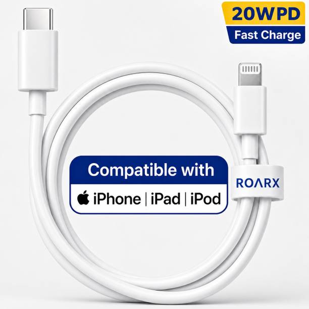 RoarX Lightning Cable 3 A 1 m PVC USB Type C to Lightning Data Charging Cable original for i-Phone 11 i-Phone 12 i-Phone 13 i-Phone 14 i-Phone 14 Pro