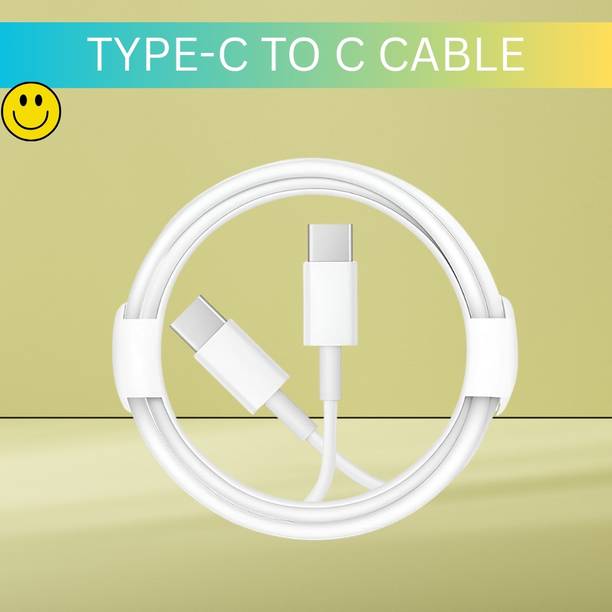 SACRO Lightning Cable 1 m Type C To Type C Charging Cable Compatible With Type C Mobile & Other DiviceT434