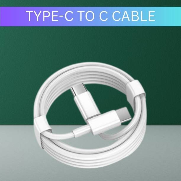 SACRO Lightning Cable 1 m Type C To (Type C Charging Cable) Compatible With Type C Mobile Other DiviceX134
