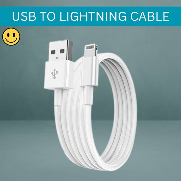 SACRO Lightning Cable 1 m USB A to Lightning Cable Fast Charger Compatible for iphone 11/12/13/14 proQ437