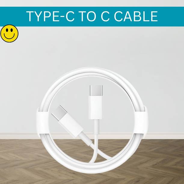 SACRO Lightning Cable 1 m Type C To Type C Charging Cable Compatible With Type C Mobile & Other DiviceT209
