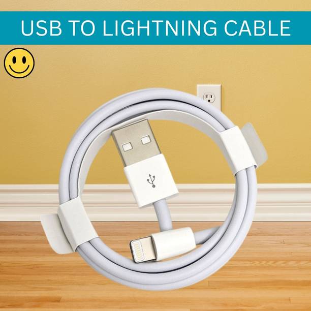 SACRO Lightning Cable 1 m USB A to Lightning Cable Fast Charger Compatible for iphone 11/12/13/14 proQ147