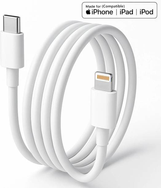 RcPrint Lightning Cable 6 A 1 m LH NEW 51- USB to Lightning Cable, MFi Certified, Fast Charging Cable for i_Phone