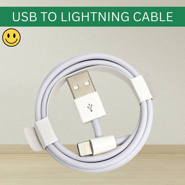 SACRO Lightning Cable 1 m USB A to Lightning Cable Fast Charger Compatible for iphone 11/12/13/14 proQ175