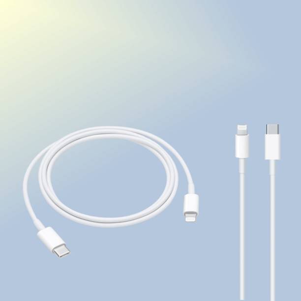 KCH Lightning Cable 5 A 1 m MD_USB Type C To Lightning Cable/WHITE027